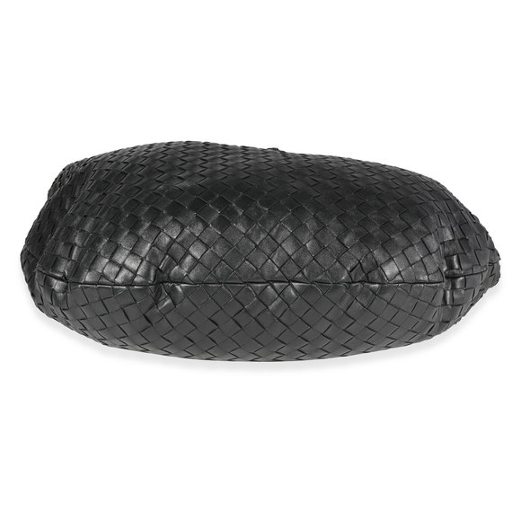 Bottega Veneta Black Intrecciato Leather Maxi Jodie Bag - Picture 4 of 7